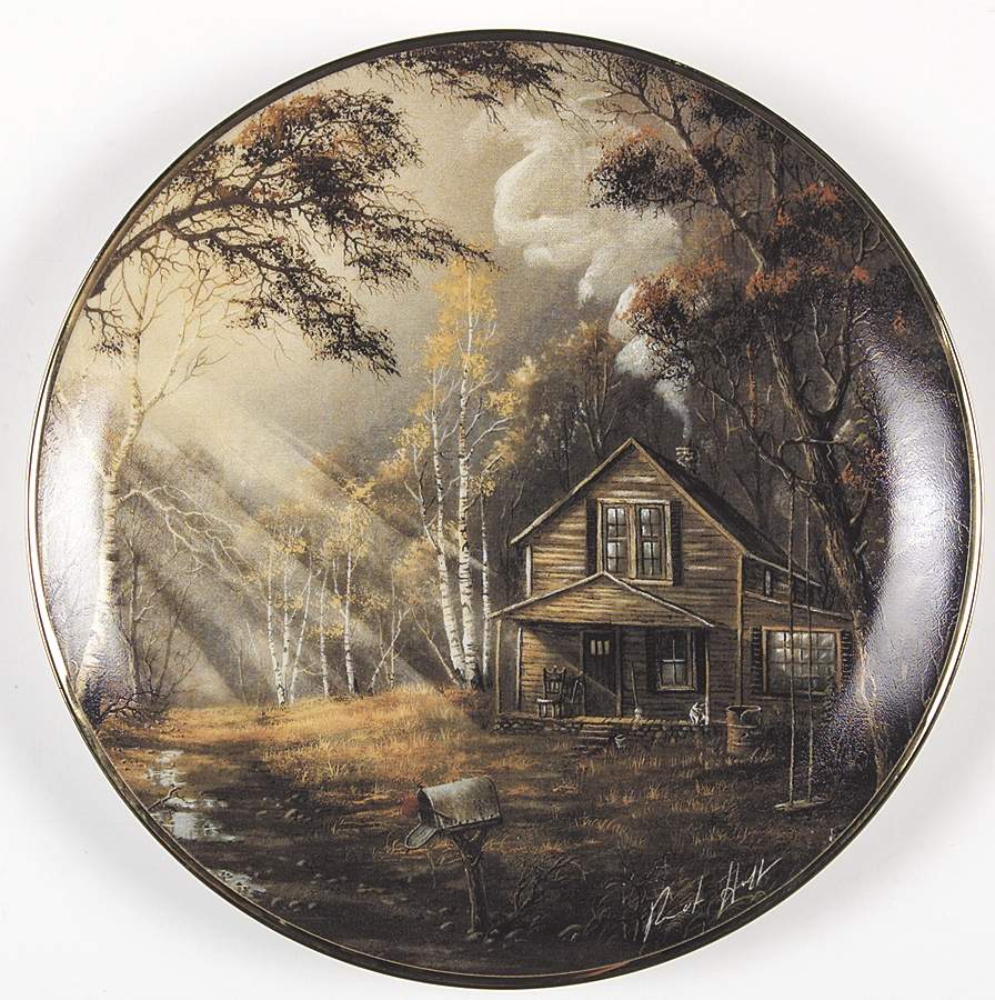 Peaceful Retreats Tranquil Morning - No Box by Franklin Mint-1