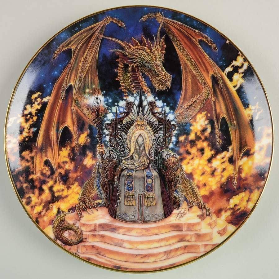 Dragon Series Dragon Fire  - No Box by Franklin Mint-1