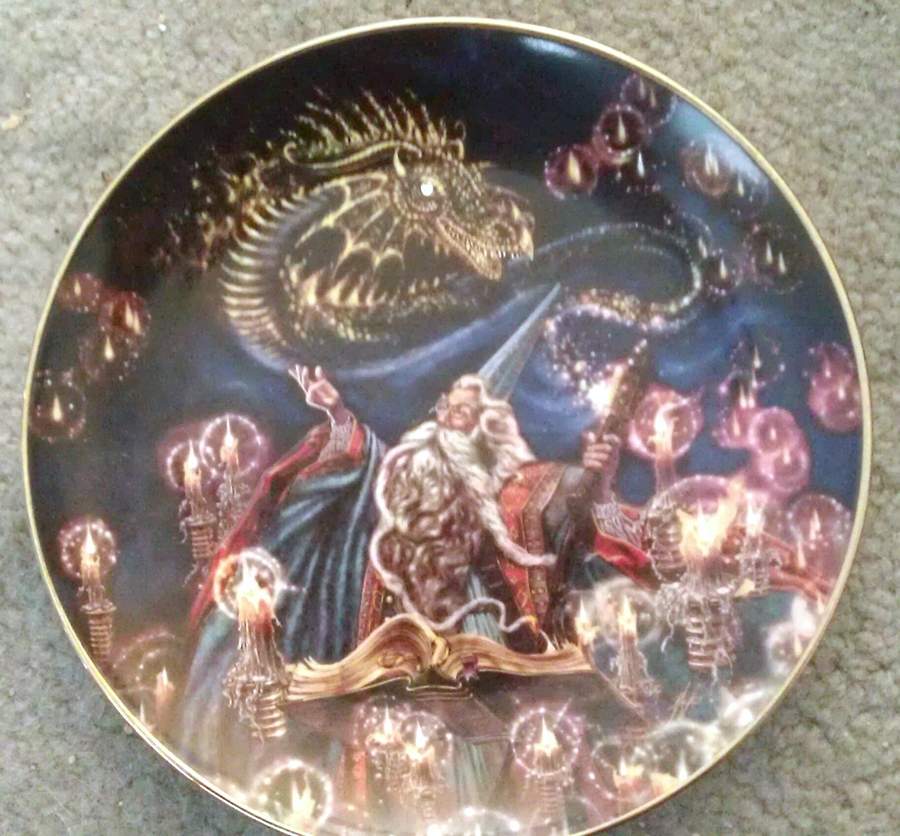 Dragon Series Summoning The Dragon - No Box by Franklin Mint-1