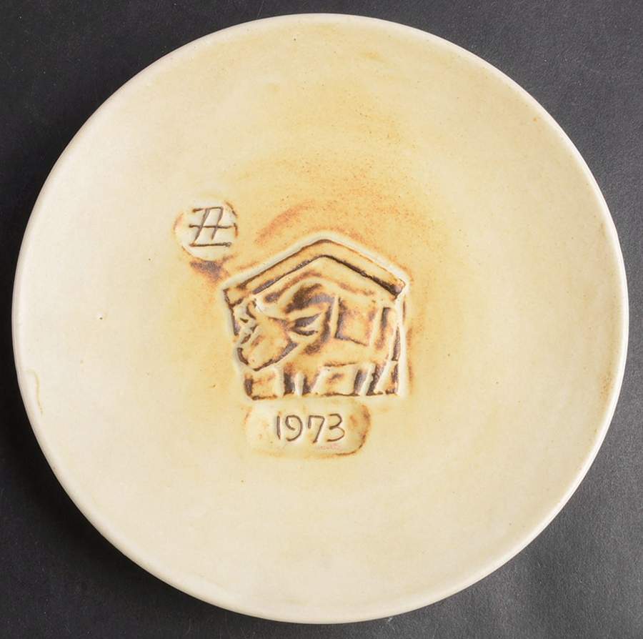 Oriental Zodiac New Years Plate Year Of The Ox - Boxed by Fujihira Pottery-1