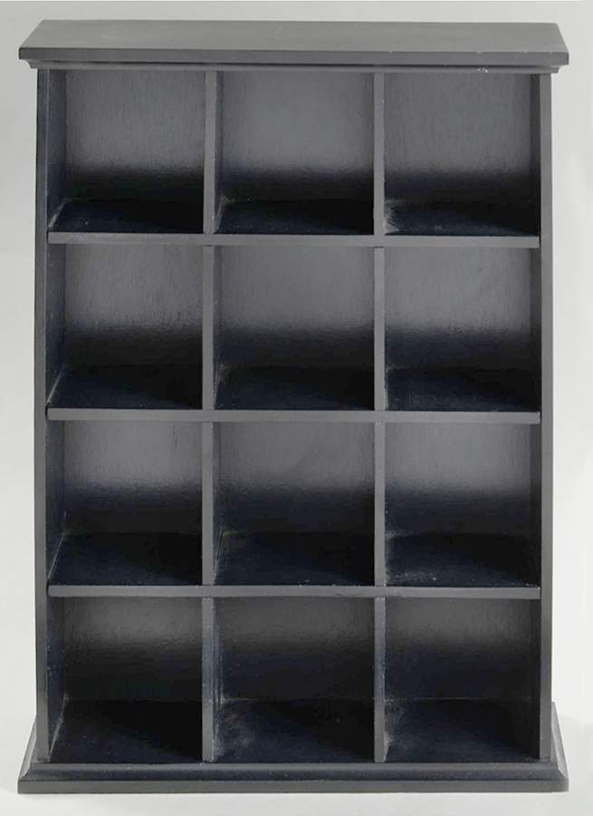 Treasures of the Imperial Courts Wood Display Case-Black - No Box by Franklin Mint-1