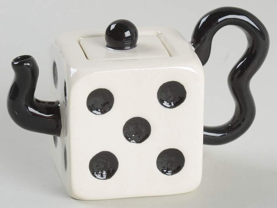 Black & White Collection Dice - Boxed by Fitz & Floyd-1