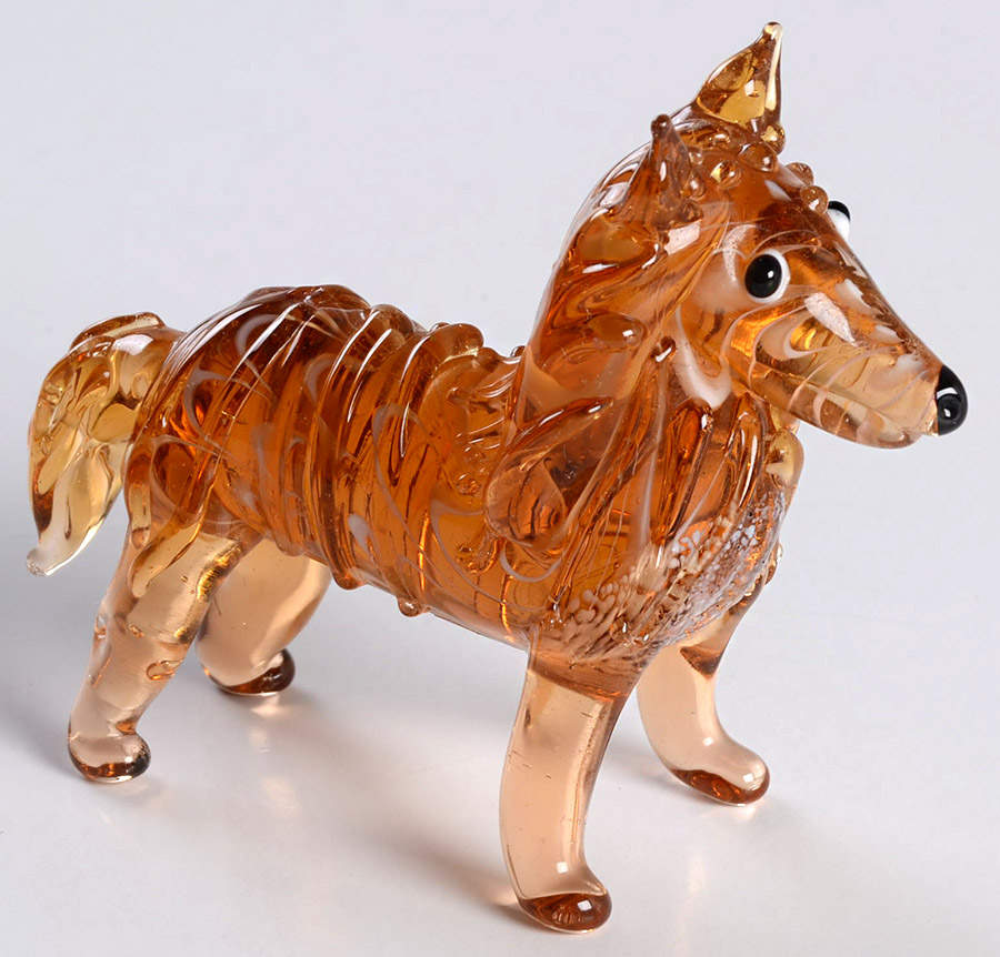 Glass Menagerie Collie-Dog - Boxed by Fitz & Floyd-1