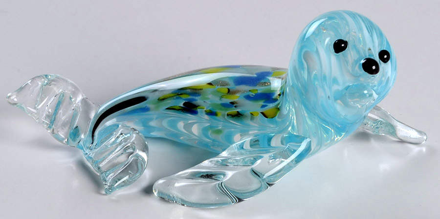 Glass Menagerie Seal-3 1/2" L - Boxed by Fitz & Floyd-1