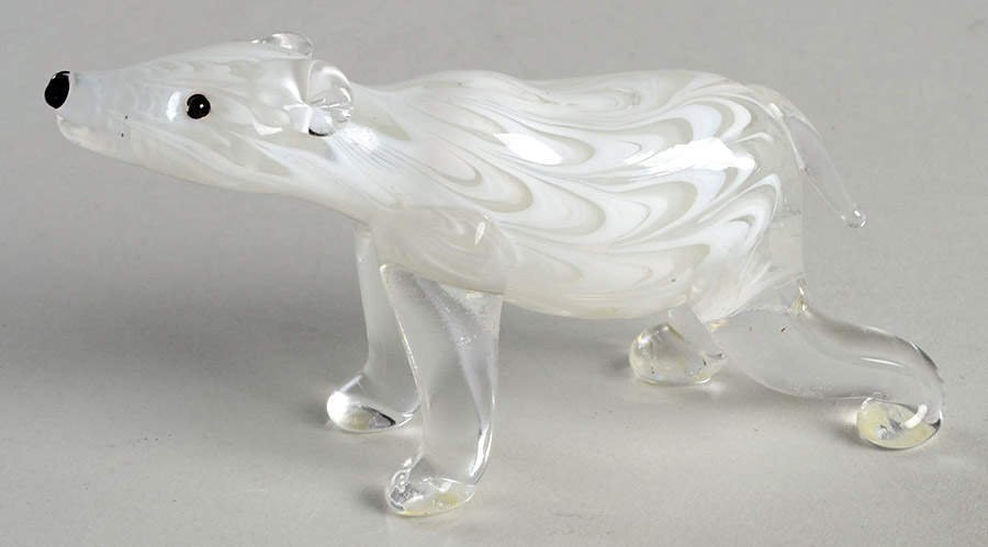 Glass Menagerie Polar Bear - No Box by Fitz & Floyd-1