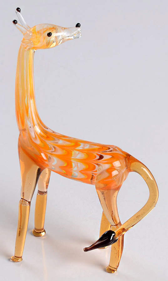 Glass Menagerie Giraffe - Boxed by Fitz & Floyd-1