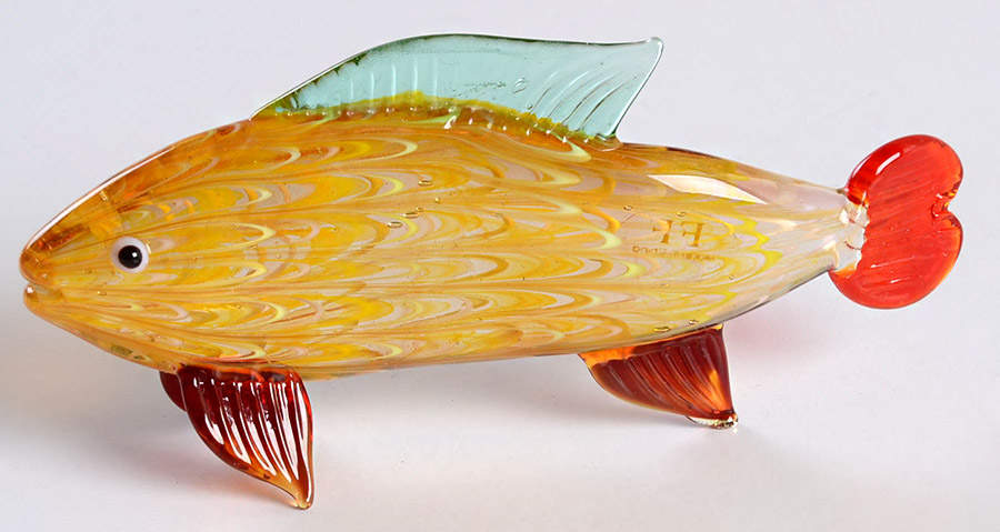 Glass Menagerie Red Tail Fish - Boxed by Fitz & Floyd-1