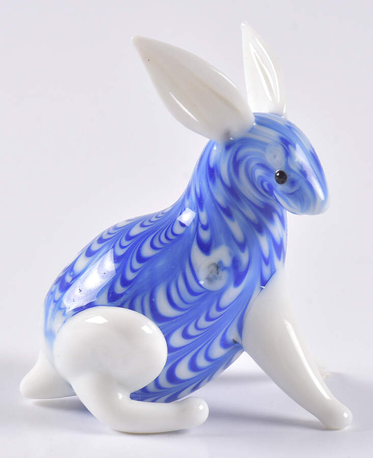 Glass Menagerie Rabbit - Boxed by Fitz & Floyd-1