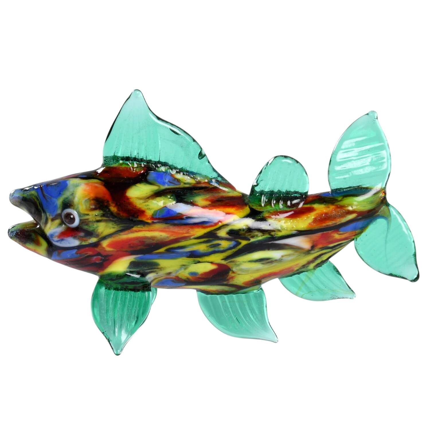 Glass Menagerie Parrot Fish - No Box by Fitz & Floyd-1