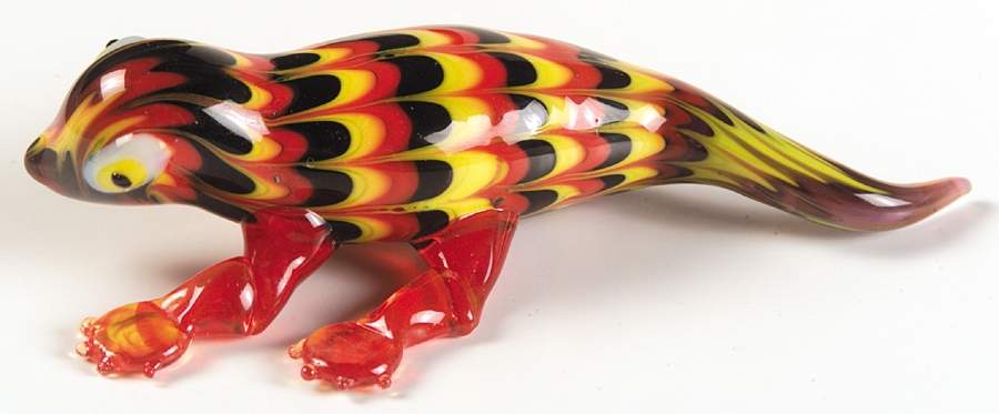 Glass Menagerie Gecko - Boxed by Fitz & Floyd-1