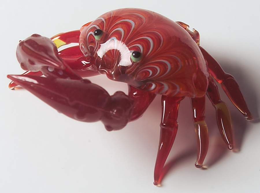 Glass Menagerie Crab-3 3/4" W - Boxed by Fitz & Floyd-1