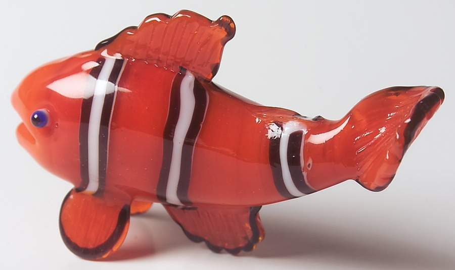 Glass Menagerie Clown Fish - Boxed by Fitz & Floyd-1