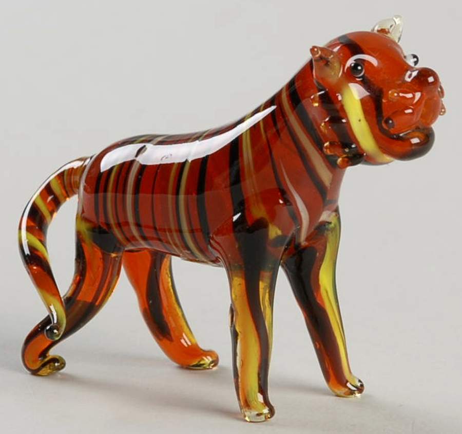 Glass Menagerie Tiger - No Box by Fitz & Floyd-1