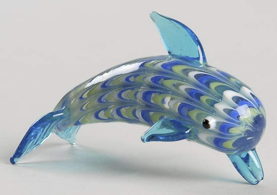 Glass Menagerie Dolphin - Boxed by Fitz & Floyd-1