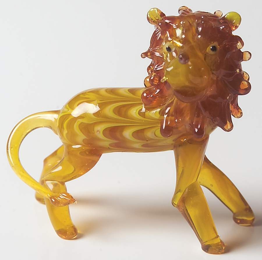Glass Menagerie Lion - No Box by Fitz & Floyd-1