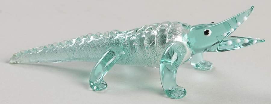Glass Menagerie Alligator - Boxed by Fitz & Floyd-1