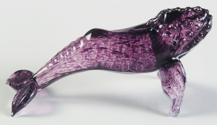 Glass Menagerie Humpback Whale - No Box by Fitz & Floyd-1