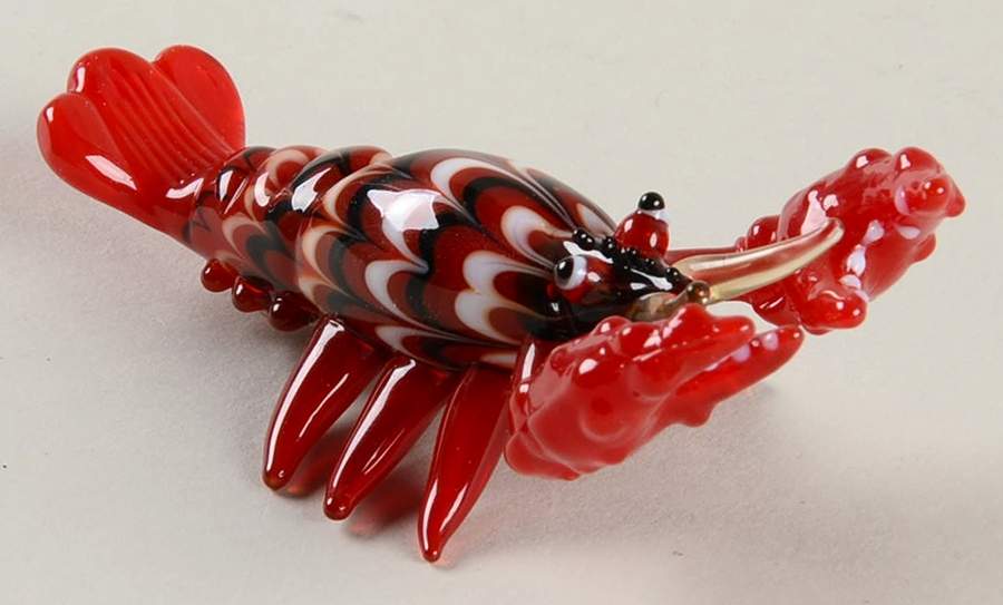 Glass Menagerie Claws-Lobster-3 3/4" L - Boxed by Fitz & Floyd-1