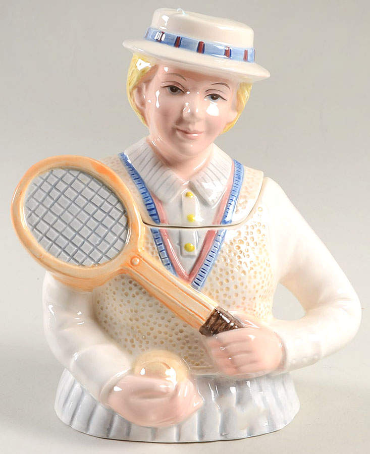 Personaliteas Teapots Vintage Tennis Player-Woman - Boxed by Fitz & Floyd-1