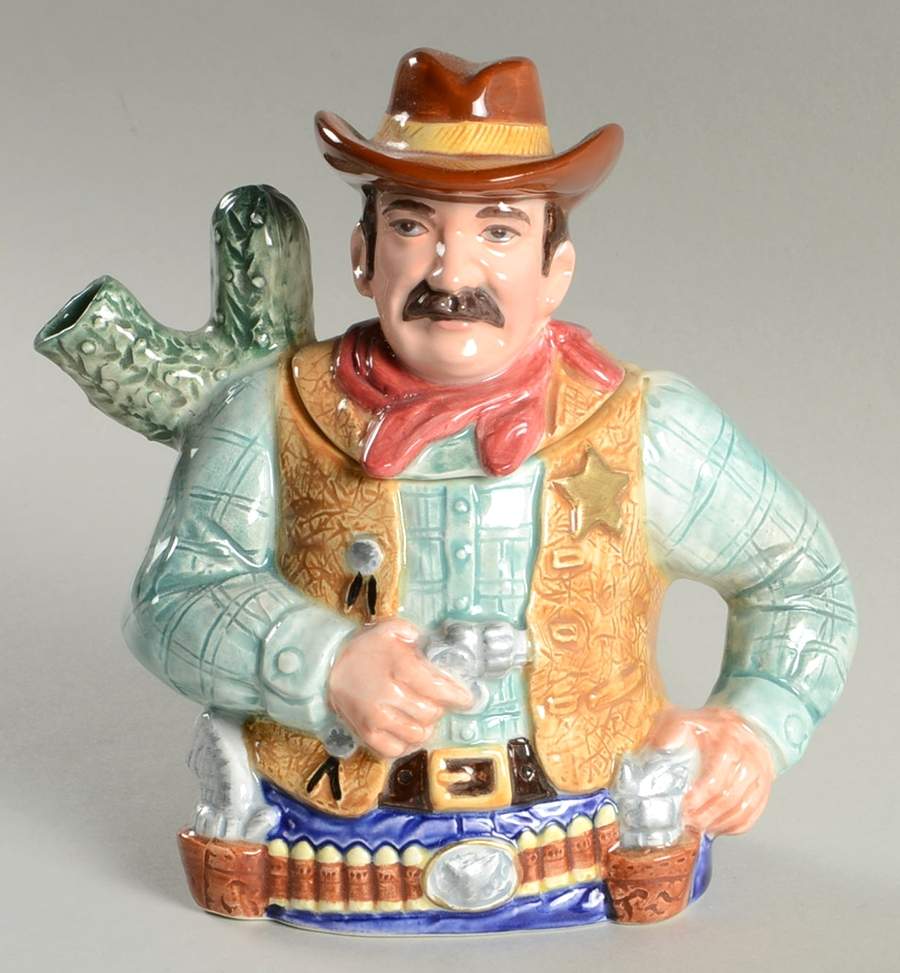 Personaliteas Teapots Cowboy - No Box by Fitz & Floyd-1