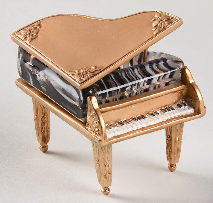 Glass Menagerie-Musical Instruments Piano - No Box by Fitz & Floyd-1