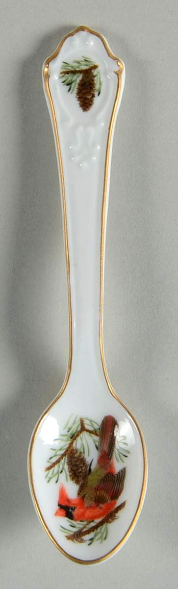 Garden Birds Spoon Collection Cardinal - No Box by Franklin Mint-1