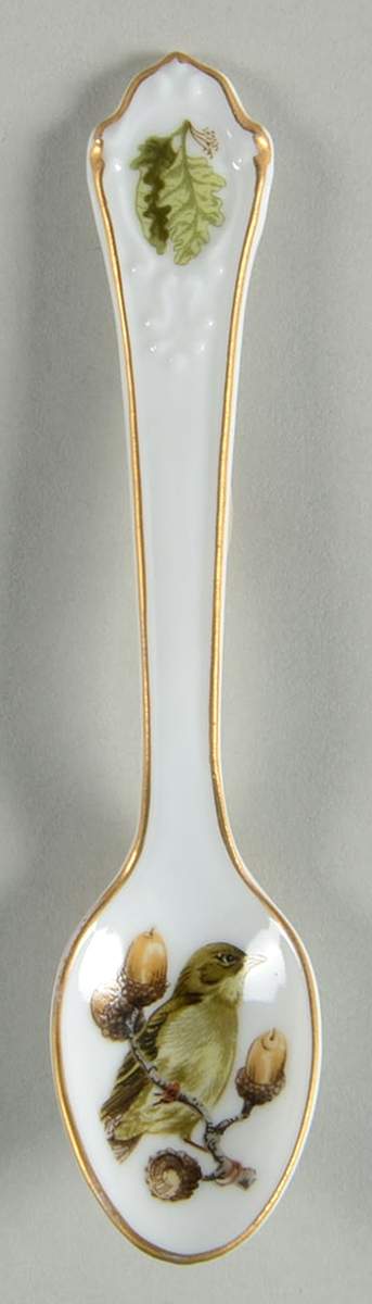 Garden Birds Spoon Collection Willow Warbler - No Box by Franklin Mint-1