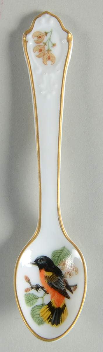 Garden Birds Spoon Collection Baltimore Oriole - No Box by Franklin Mint-1