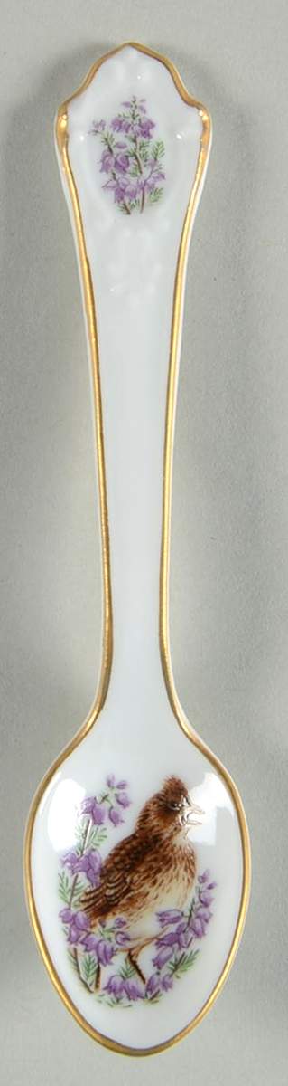 Garden Birds Spoon Collection Skylark - No Box by Franklin Mint-1