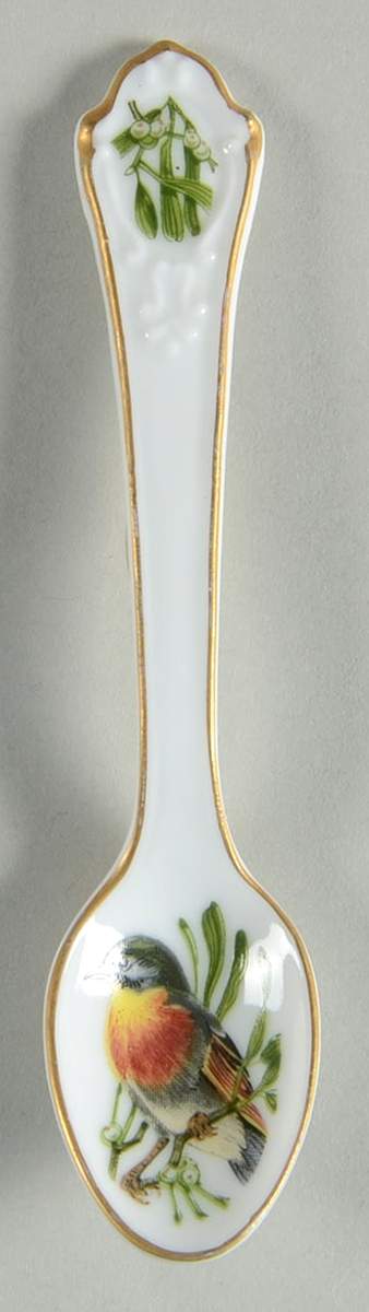 Garden Birds Spoon Collection Pekin Robin - No Box by Franklin Mint-1
