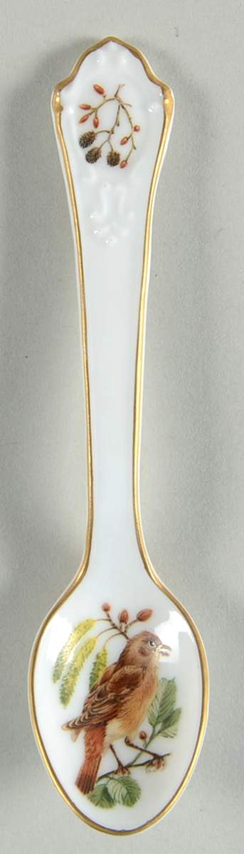 Garden Birds Spoon Collection Nightingale - No Box by Franklin Mint-1