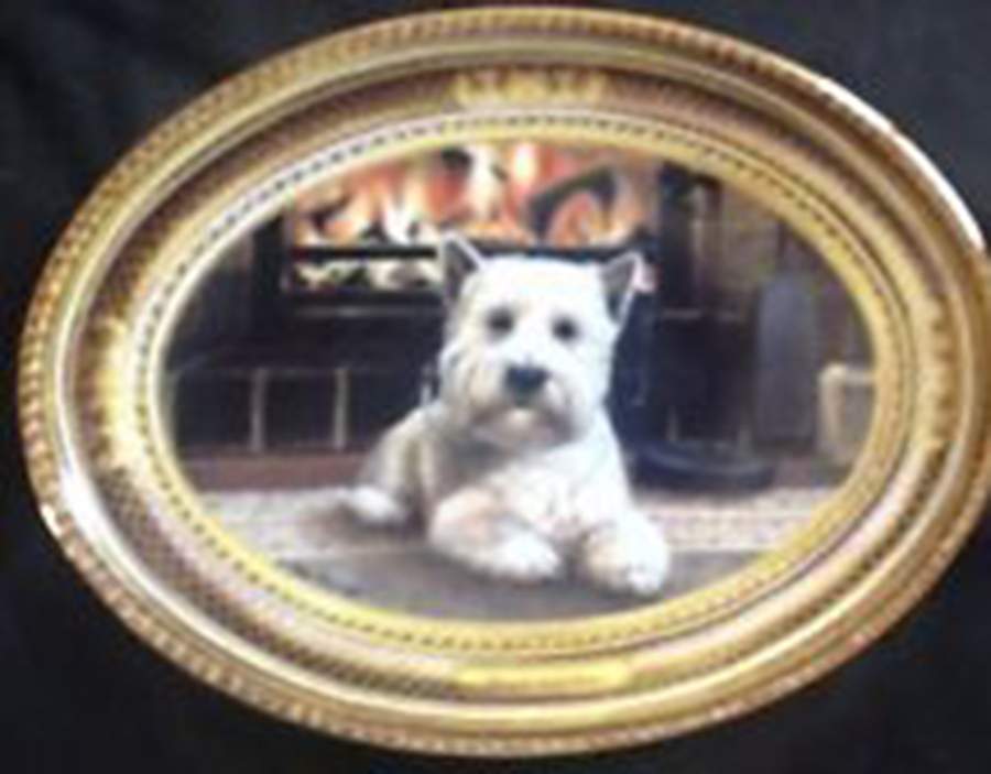 West Highland White Terrier Hearth & Soul - No Box by Franklin Mint-1
