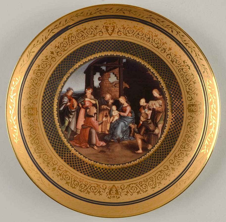 Vatican Museums Raphael's Adoration Of The Magi - No Box by Franklin Mint-1