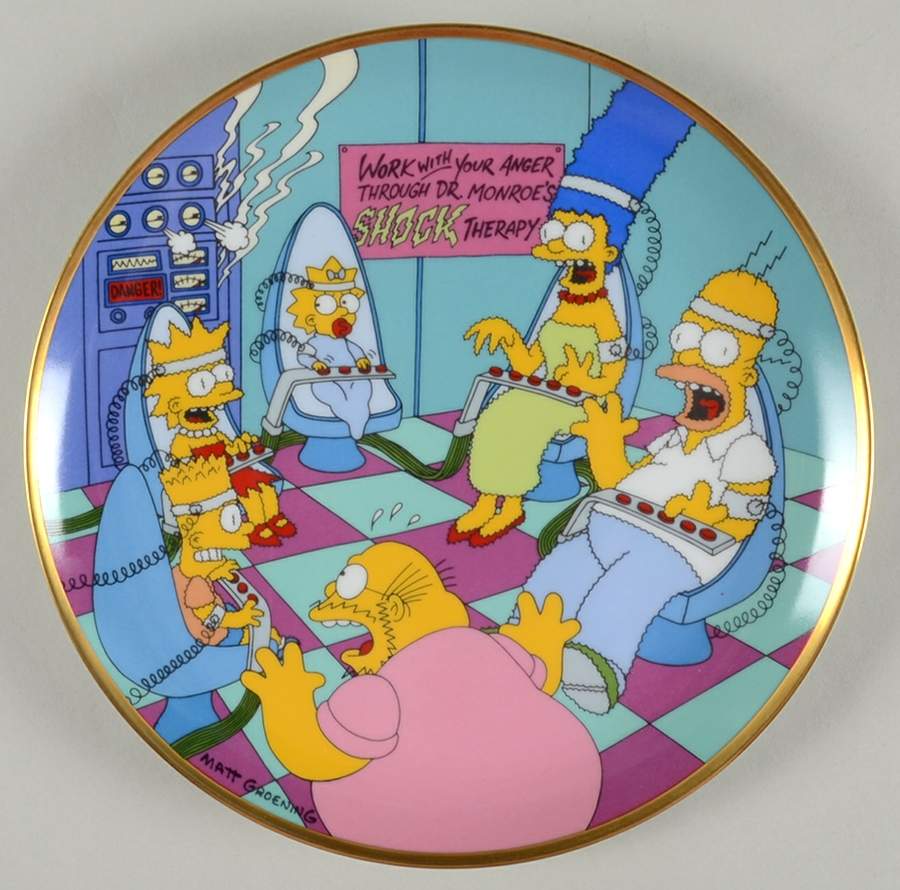 The Simpsons Family Therapy - No Box by Franklin Mint-1