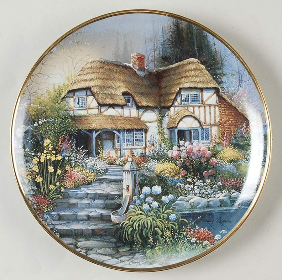 Orpinas Cottages Country Retreat - No Box by Franklin Mint-1