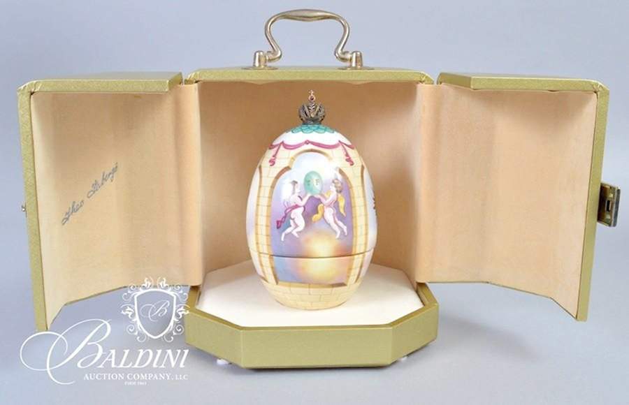 St Petersburg Collection Phoenix Egg - Boxed by Theo Faberge-1