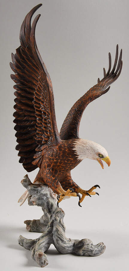 Ronald Vonruyckevelt Eagles American Majesty - No Box by Franklin Mint-1