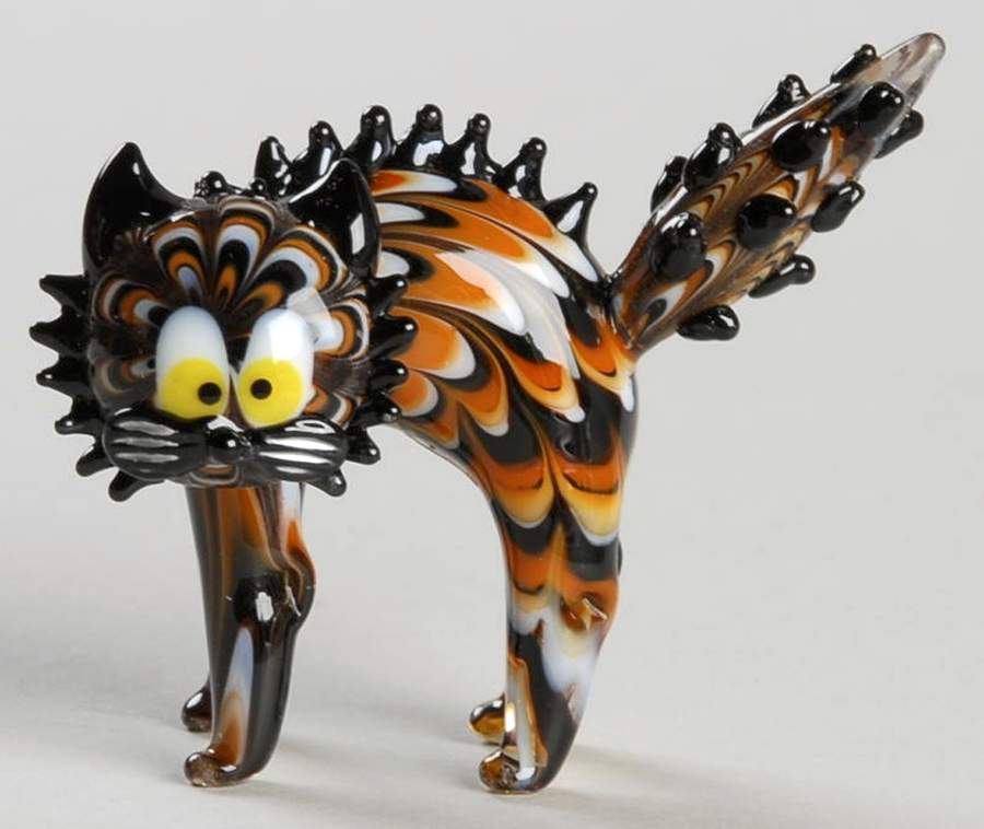 Glass Menagerie-Halloween Cat - Boxed by Fitz & Floyd-1