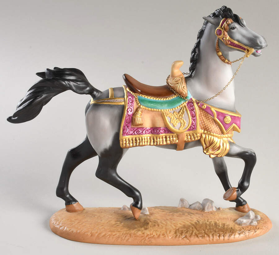 The Nativity Arabian Horse - Boxed by Franklin Mint-1