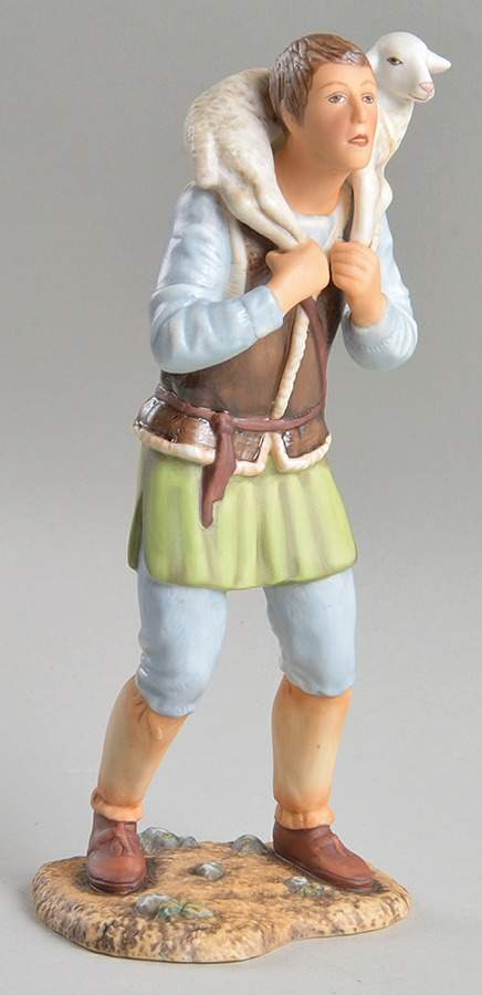 The Nativity Shepherd With Lamb - No Box by Franklin Mint-1
