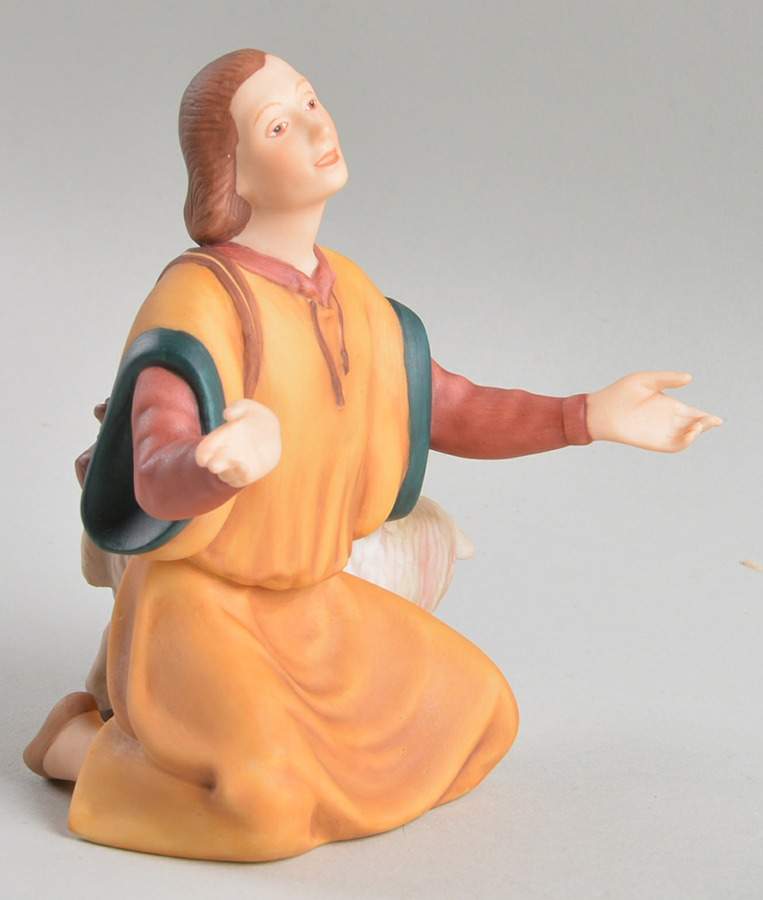 The Nativity Shepherd Kneeling - No Box by Franklin Mint-1