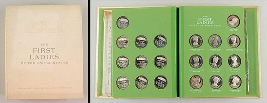 First Ladies of the United States 40 Piece-First Ladies Proof Set - With Box by Franklin Mint-1
