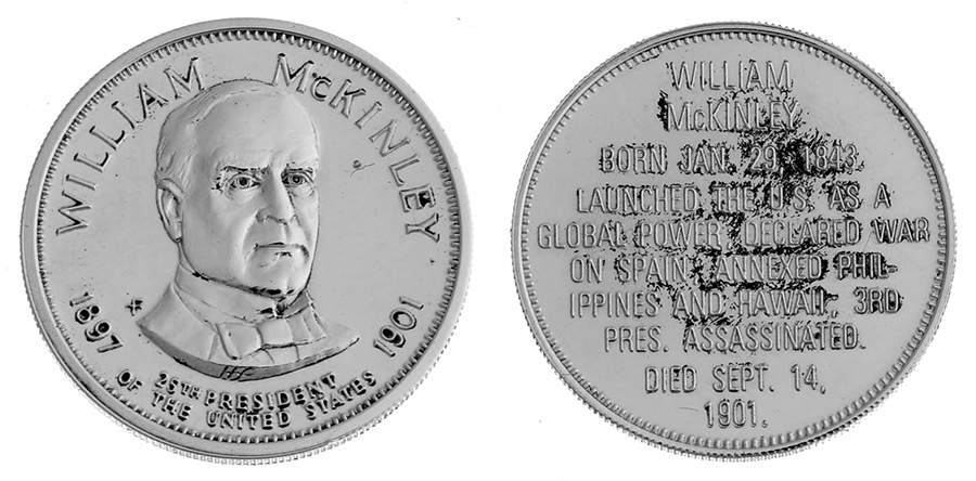 Presidential Commemorative Coins William McKinley - No Box by Franklin Mint-1