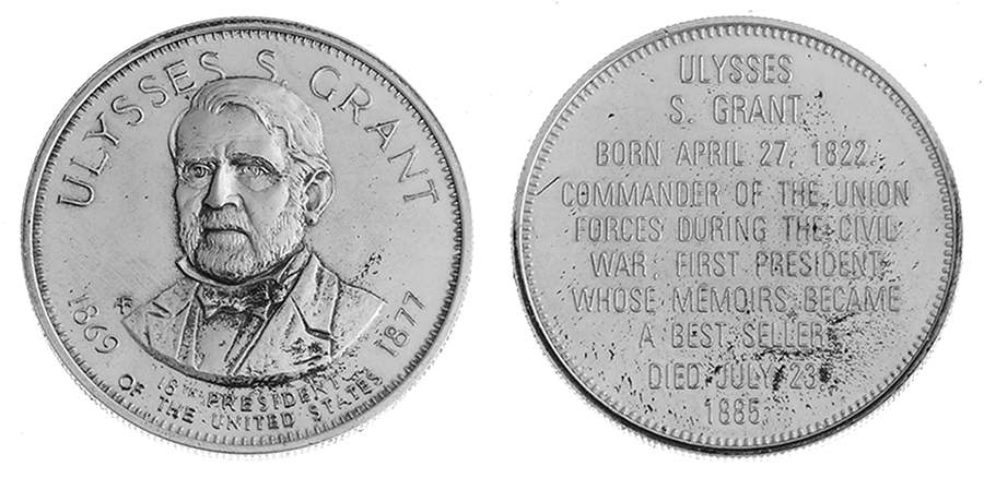 Presidential Commemorative Coins Ulysses S. Grant - No Box by Franklin Mint-1