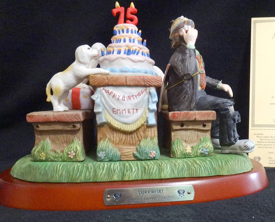 Diamond Jubilee Birthday-Emmett Kelly Jr Surprise - No Box by Flambro-1