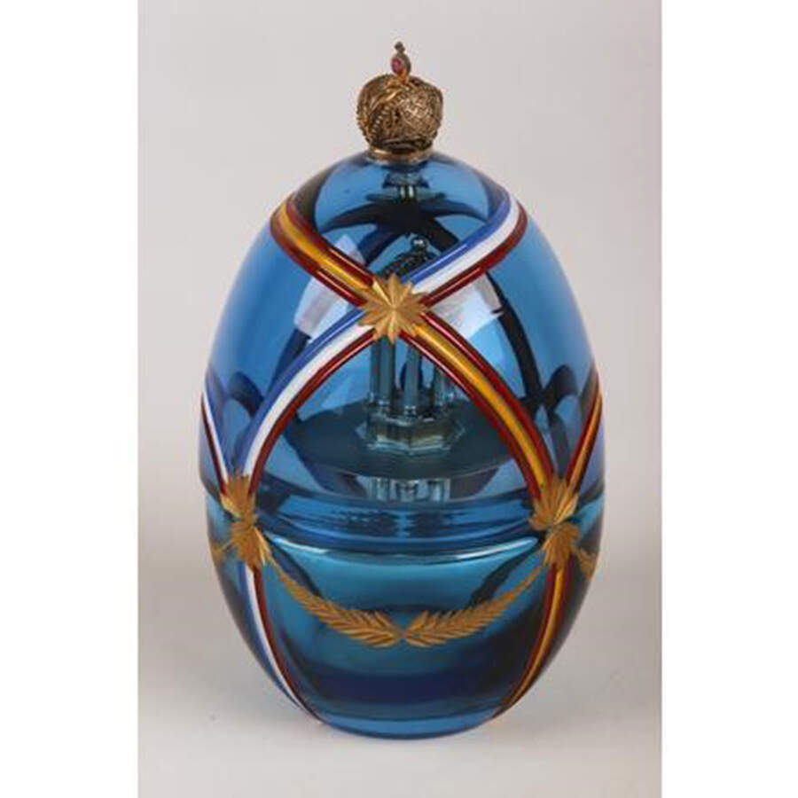 St Petersburg Collection Friendship Egg - No Box by Theo Faberge-1