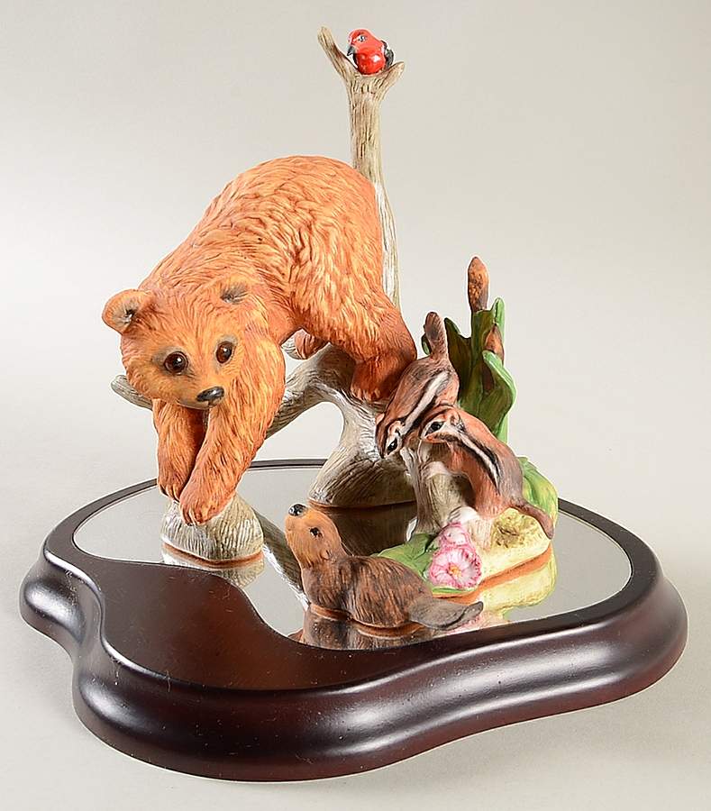 Susan Eaton Animals Forest Friends - No Box by Franklin Mint-1