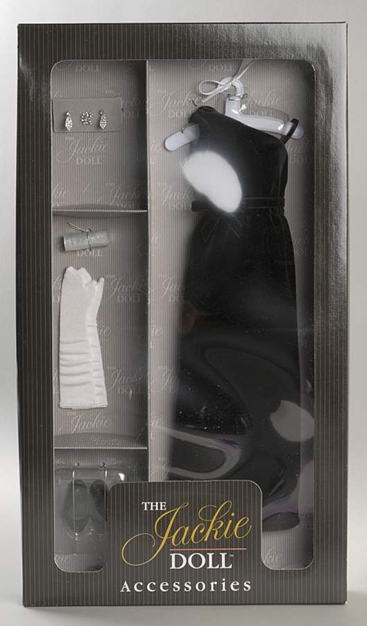 Jackie Doll (Vinyl) Black Sheath Ensemble - Boxed by Franklin Mint-1