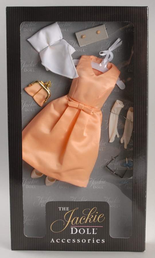 Jackie Doll (Vinyl) Peach Day Ensemble - With Box by Franklin Mint-1
