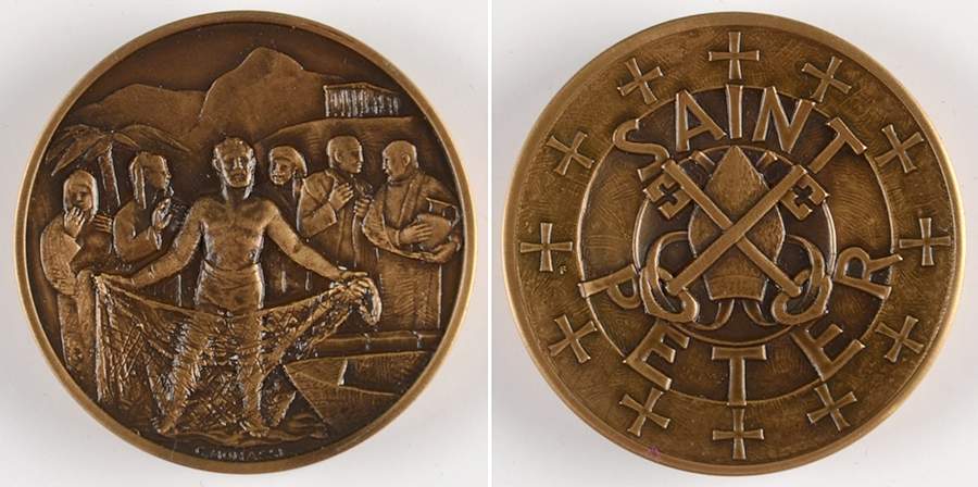 The Calling of the Apostles Saint Peter - No Box by Franklin Mint-1